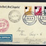 Zeppelinpost 1934 Europa-Südamerika Friedrichshafen n. Pernambuco