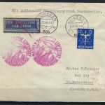 Zeppelinpost ab der Niederlande, Nijmegen n. St. Petersburg (USA)