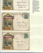 10 bessere Flugpostkarten 1912-1914 aus Ausstellungssammlung