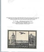 10 bessere Flugpostkarten 1912-1914 aus Ausstellungssammlung