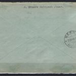 Saar / Saarland Mi 252-254 Satzbrief Einschreiben, befördert