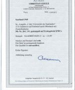 Saar Mi 264 FDC / MiF portog. echt befördert, FA Geigle BPP, ME 3.000€