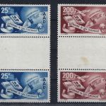 Saar / Saarland Mi 297-298 ZS **, ME 750€, Mängel