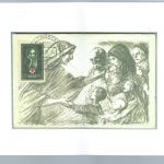 Saar / Saarland Mi 304 auf Postkarte, KM Ney BPP, ME 80€