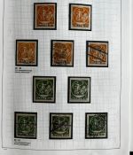 DR Teil Spezialsammlung aus Mi 107-476 °/* inkl. ZD´s und Feldpost