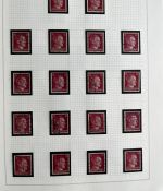 DR Teil-Spezialsammlung der Hitler Ausgaben **/*/°