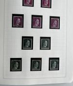 DR Teil-Spezialsammlung der Hitler Ausgaben **/*/°