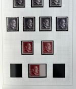 DR Teil-Spezialsammlung der Hitler Ausgaben **/*/°