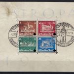 DR Ostropa 1935, Block 3. mit SoSt, ME 1.100€, Mängel