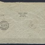 DR Berufsstände ZD S 226+239 auf Einschreibebrief 1 Pfg. überfrank.