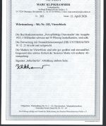P) Württemberg Dienst Mi 182° VB einwandfrei, mit FFA Klinkhammermer