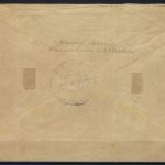 P) DAP China 1901 Seepost Absender Kommando SMS Hertha