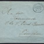 P) DAP China 1902 Seepost Schanghai-Tientsin, an SMS Fürst Bismarck