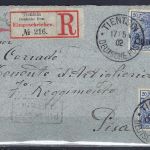 P) DAP China, Mi 18 MeF Tientsin-Pisa (Italien) 1902, seltene Dest.