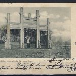 P) DAP China AK "...Ehrenpforte..." Shanghai-Genua 11.10.01, SMS Hamburg