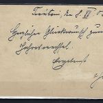 P) DAP China P 11 Tientsin-Wiesbaden 1903, R3 Gericht Ostasiat. Bes....