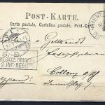 P) DAP China, AK D. Offizierquartier Peking, Tientsin-Koblenz 1901