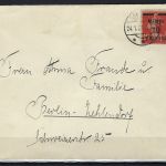 P) Memel Mi 19x EF befördert von Memel n. Berlin-Zehlendorf