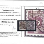 Kontrollrat I Mi 916b ° Befund Arge, 916c ° gep. Schlegel BPP, ME 430€