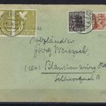 Kontrollrat II Mi 951c EF Leipzig n. Blankenburg, gep. Arge