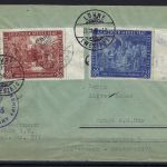 Gemeinschaftsausgaben Mi 941-942 AZ Auslandsbrief, gep. Schlegel BPP