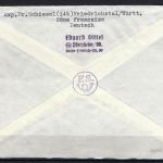 Fr. Zone Baden, Mi 50-51II, 52 I, 53 II/I auf Brief