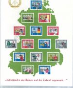 DDR Block 19 (3) mit 3 versch. Stempeln