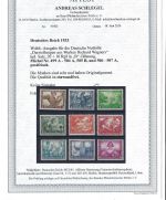 P) DR Mi 499-507 A/B in Luxus Qualität, FFA Schlegel BPP