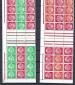 C) DR Hindeburg WZ-Waffel, Partie ZD´s ** Aufl. Spezials., ME ca. 4230€