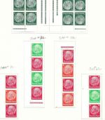 C) DR Hindeburg WZ-Waffel, Partie ZD´s ** Aufl. Spezials., ME ca. 4230€