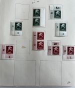 C) DR 1935, Partie aus Spezialsamm. **/*, Ecken, Einheiten, ME ca. 2170€