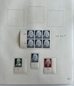 C) DR 1935, Partie aus Spezialsamm. **/*, Ecken, Einheiten, ME ca. 2170€