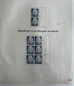 C) DR 1935, Partie aus Spezialsamm. **/*, Ecken, Einheiten, ME ca. 2170€