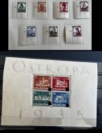 C) DR 1935, Partie aus Spezialsamm. **/*, Ecken, Einheiten, ME ca. 2170€