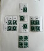 C) DR 1936, Partie aus Spezialsamm. **/*, Ecken, Einheiten, ME ca. 2320€