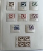 C) DR 1936, Partie aus Spezialsamm. **/*, Ecken, Einheiten, ME ca. 2320€