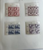 C) DR 1936, Partie aus Spezialsamm. **/*, Ecken, Einheiten, ME ca. 2320€