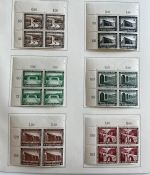 C) DR 1936, Partie aus Spezialsamm. **/*, Ecken, Einheiten, ME ca. 2320€