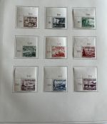 C) DR 1937, Partie aus Spezialsam. **/*/°, Ecken, Einheiten, ME ca. 860€