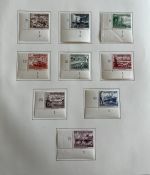 C) DR 1937, Partie aus Spezialsam. **/*/°, Ecken, Einheiten, ME ca. 860€