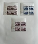 C) DR 1937, Partie aus Spezialsam. **/*/°, Ecken, Einheiten, ME ca. 860€