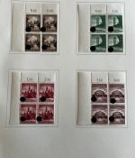 C) DR 1938, Partie aus Spezialsamm. **/*, Ecken, Einheiten, ME ca. 1300€