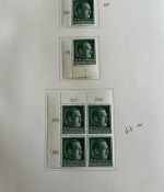 C) DR 1938, Partie aus Spezialsamm. **/*, Ecken, Einheiten, ME ca. 1300€