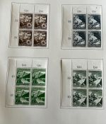 C) DR 1938, Partie aus Spezialsamm. **/*, Ecken, Einheiten, ME ca. 1300€