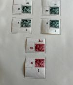 C) DR 1938, Partie aus Spezialsamm. **/*, Ecken, Einheiten, ME ca. 1300€