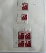 C) DR 1939, Partie aus Spezialsamm. **/*, Ecken, Einheiten, ME ca. 3500€