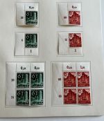 C) DR 1939, Partie aus Spezialsamm. **/*, Ecken, Einheiten, ME ca. 3500€