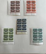 C) DR 1939, Partie aus Spezialsamm. **/*, Ecken, Einheiten, ME ca. 3500€