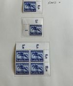 C) DR 1940, Partie aus Spezialsamm. **/*, Ecken, Einheiten, ME ca. 1530€