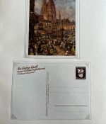 C) 3. Reich Partie von 34 Ganzsachen in ungebrauchter Erhaltung